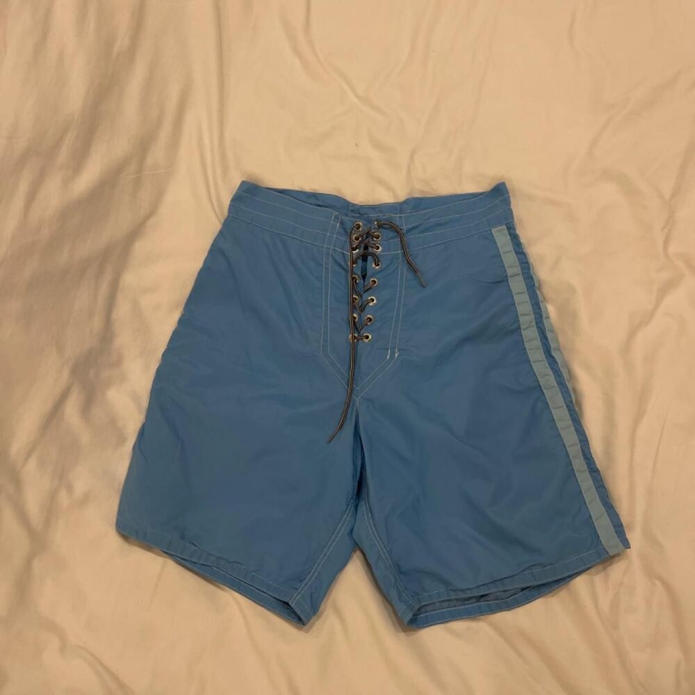 Birdwell Beach Britches Women's Blue Swim-briefs-shorts